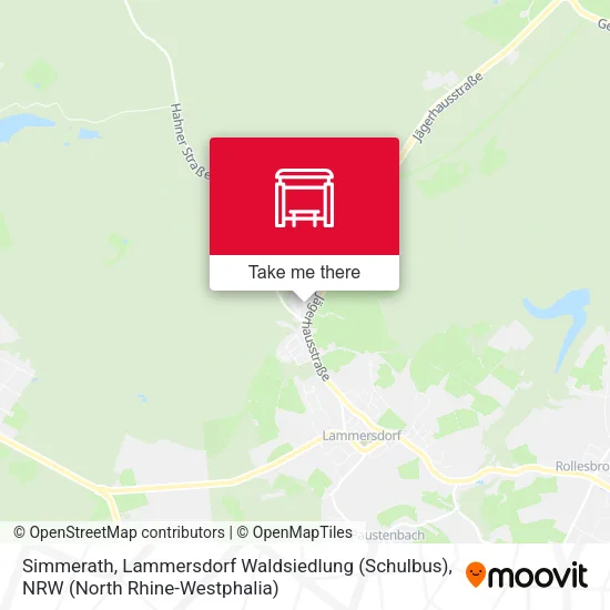 Карта Simmerath, Lammersdorf Waldsiedlung (Schulbus)