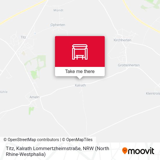 Карта Titz, Kalrath Lommertzheimstraße