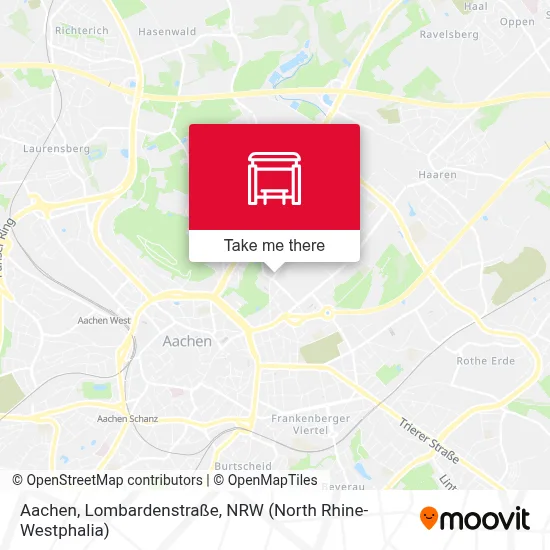 Aachen, Lombardenstraße map