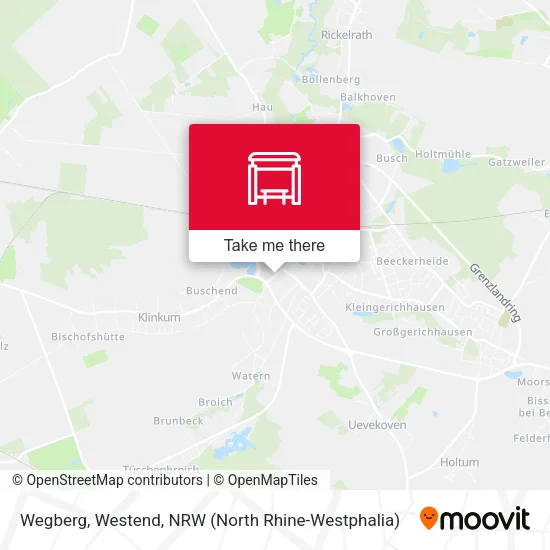 Карта Wegberg, Westend