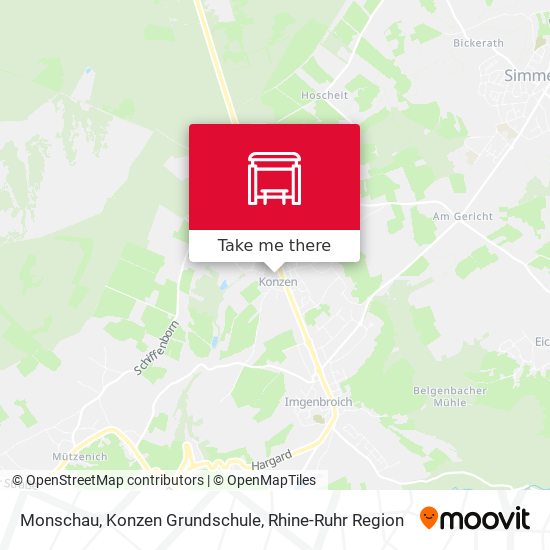 Monschau, Konzen Grundschule map