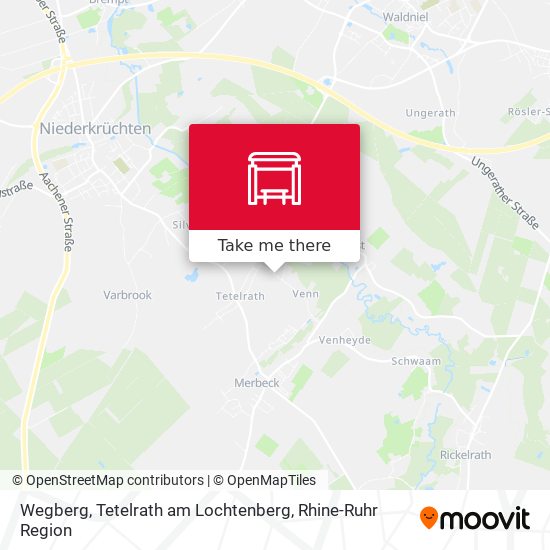 Wegberg, Tetelrath am Lochtenberg map