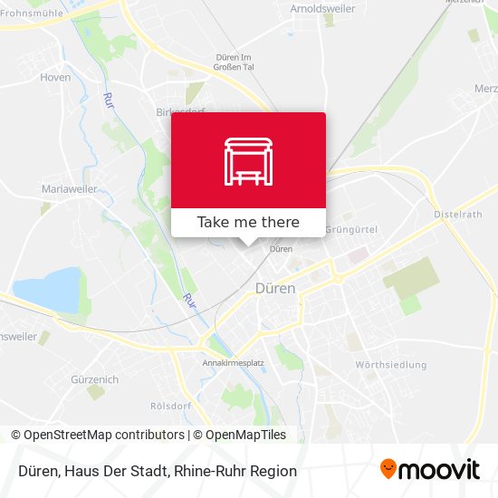 Düren, Haus Der Stadt map