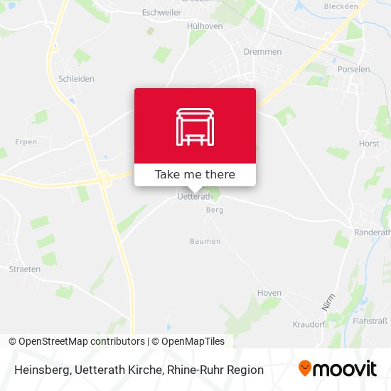 Heinsberg, Uetterath Kirche map