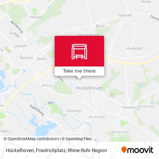 Hückelhoven, Friedrichplatz map