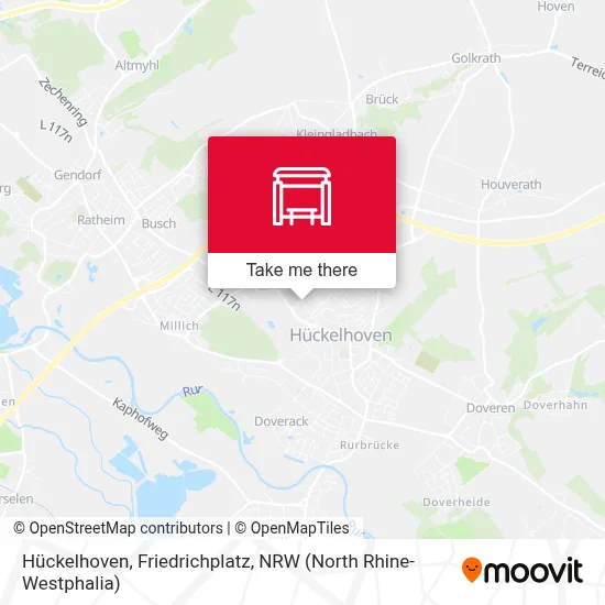 Hückelhoven, Friedrichplatz map