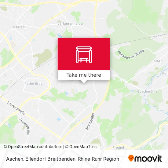 Карта Aachen, Eilendorf Breitbenden