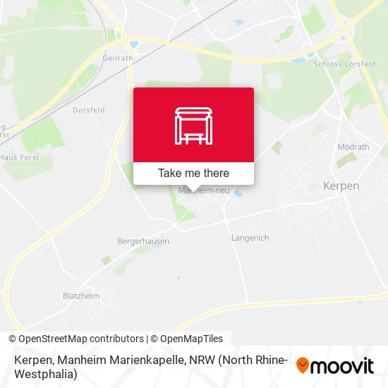 Карта Kerpen, Manheim Marienkapelle