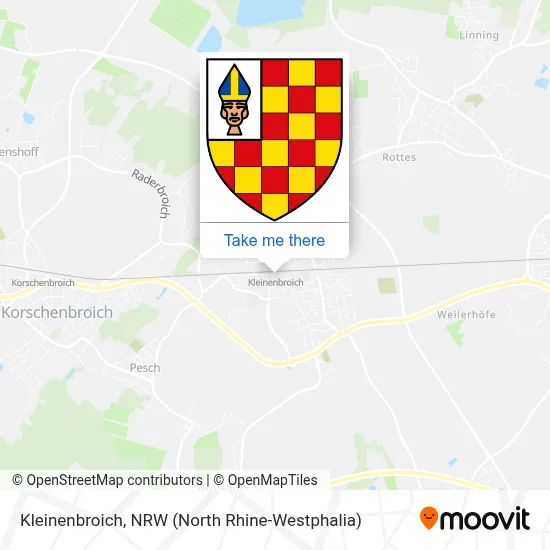 Kleinenbroich map