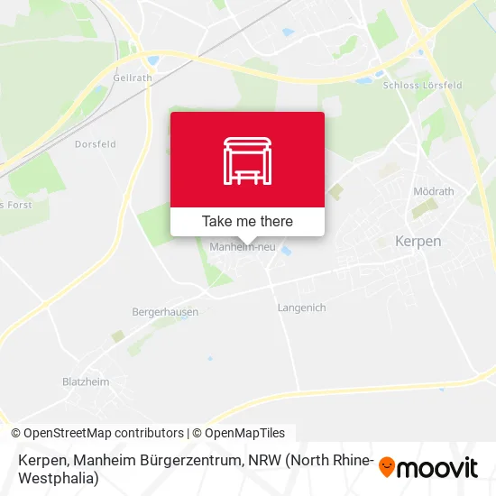 Карта Kerpen, Manheim Bürgerzentrum