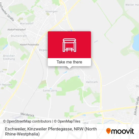 Карта Eschweiler, Kinzweiler Pferdegasse