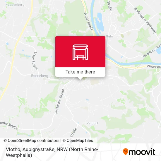 Vlotho, Aubignystraße map