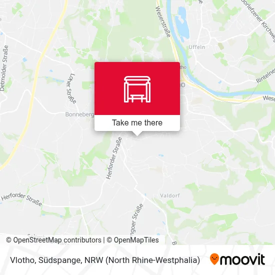 Vlotho, Südspange map