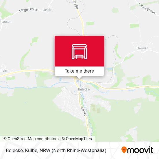 Belecke, Külbe map