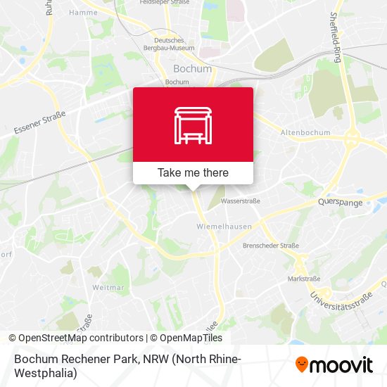 Bochum Rechener Park map