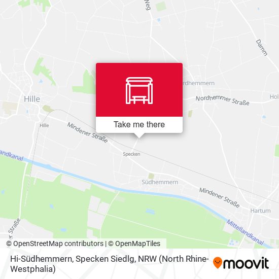 Hi-Südhemmern, Specken Siedlg map