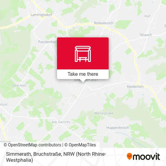 Карта Simmerath, Bruchstraße