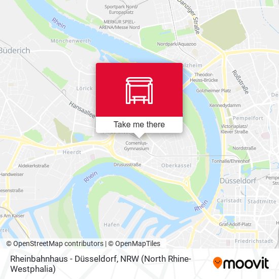Rheinbahnhaus - Düsseldorf map