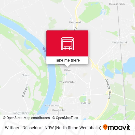 Wittlaer - Düsseldorf map