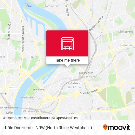 Карта Köln Danzierstr.