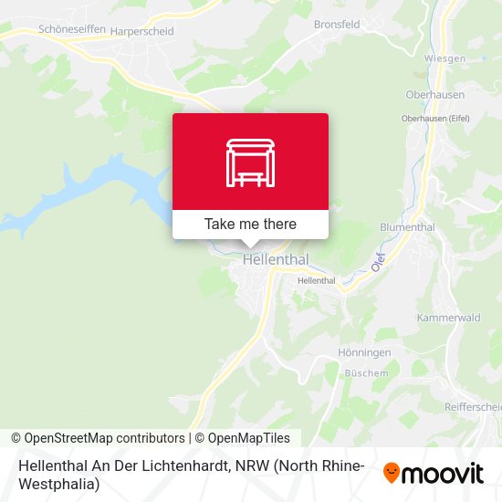 Карта Hellenthal An Der Lichtenhardt