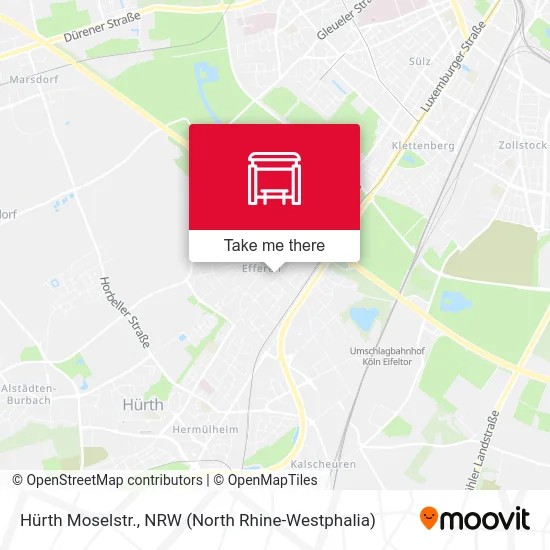 Hürth Moselstr. map