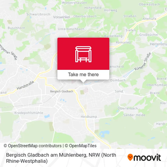 Карта Bergisch Gladbach am Mühlenberg