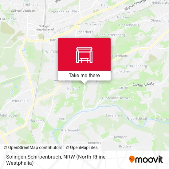 Карта Solingen Schirpenbruch