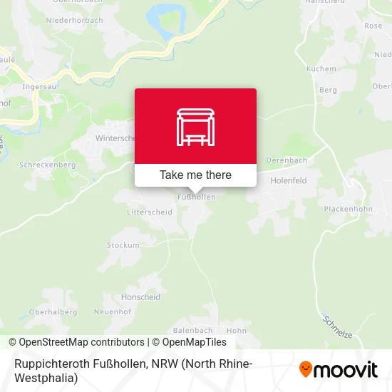 Карта Ruppichteroth Fußhollen
