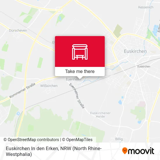 Карта Euskirchen In den Erken