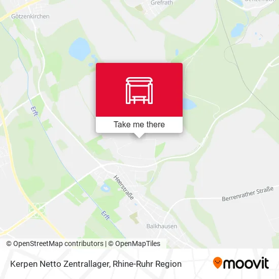Карта Kerpen Netto Zentrallager