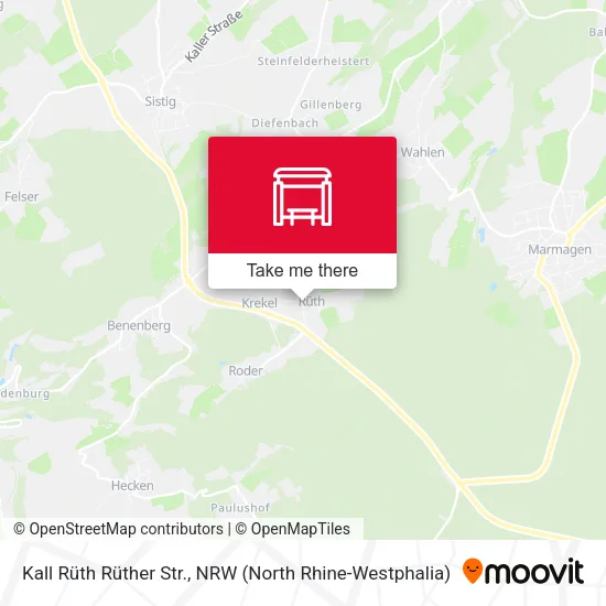 Карта Kall Rüth Rüther Str.