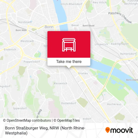 Карта Bonn Straßburger Weg