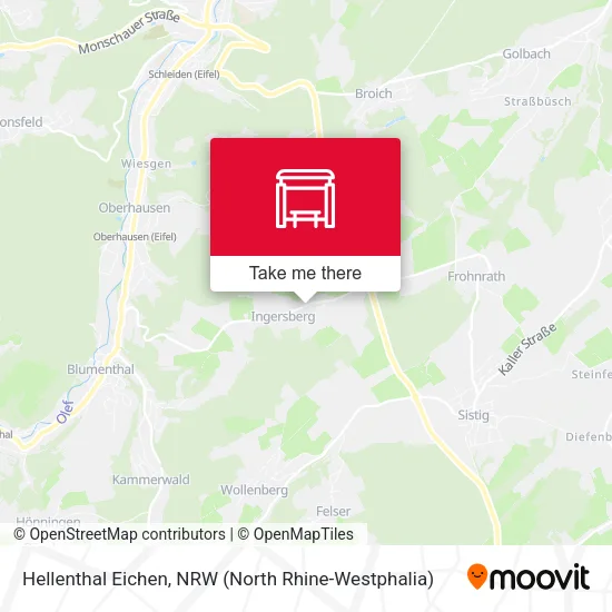 Карта Hellenthal Eichen