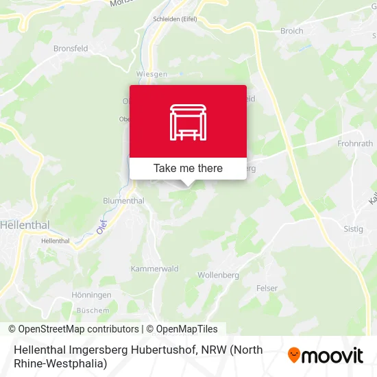 Карта Hellenthal Imgersberg Hubertushof