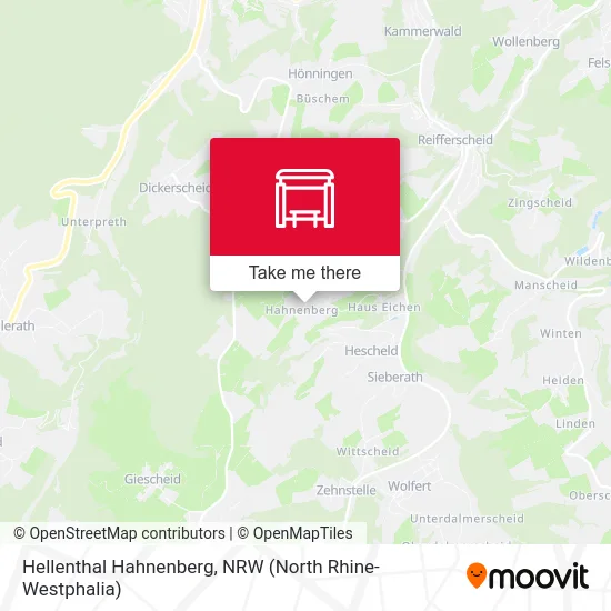 Карта Hellenthal Hahnenberg
