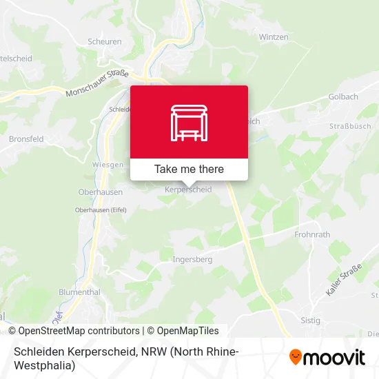 Schleiden Kerperscheid map