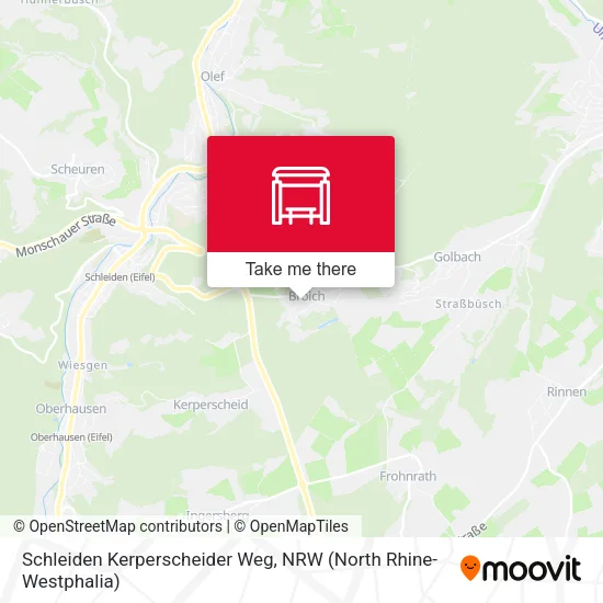 Карта Schleiden Kerperscheider Weg