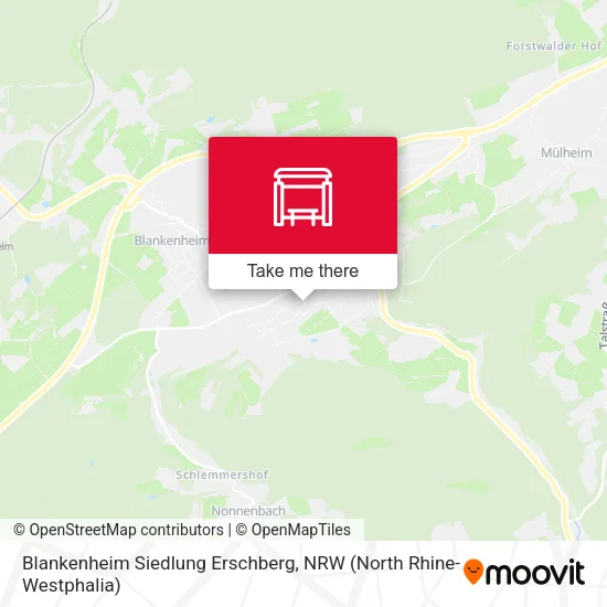 Карта Blankenheim Siedlung Erschberg
