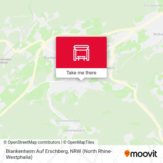Карта Blankenheim Auf Erschberg