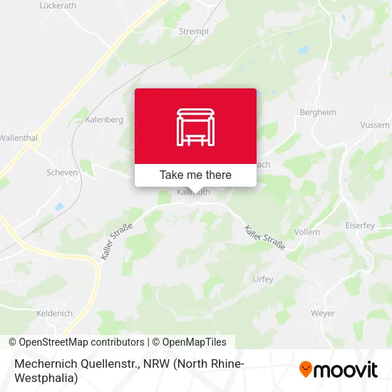Карта Mechernich Quellenstr.