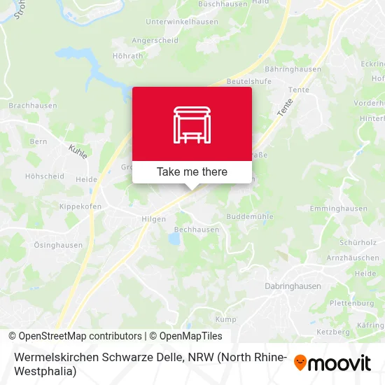 Wermelskirchen Schwarze Delle map
