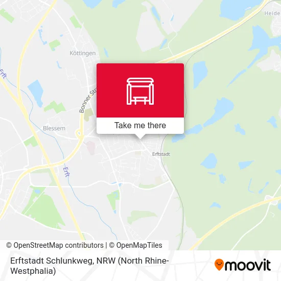 Erftstadt Schlunkweg map