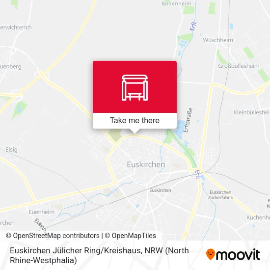 Карта Euskirchen Jülicher Ring / Kreishaus