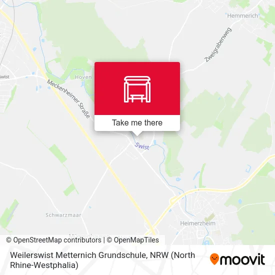 Карта Weilerswist Metternich Grundschule