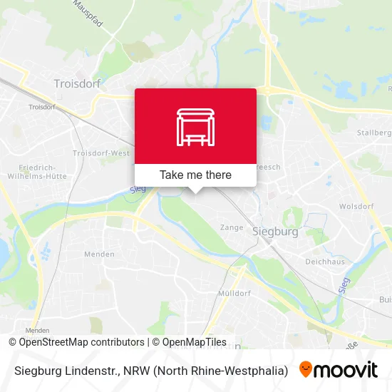 Карта Siegburg Lindenstr.