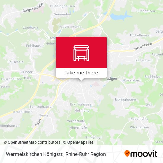 Wermelskirchen Königstr. map