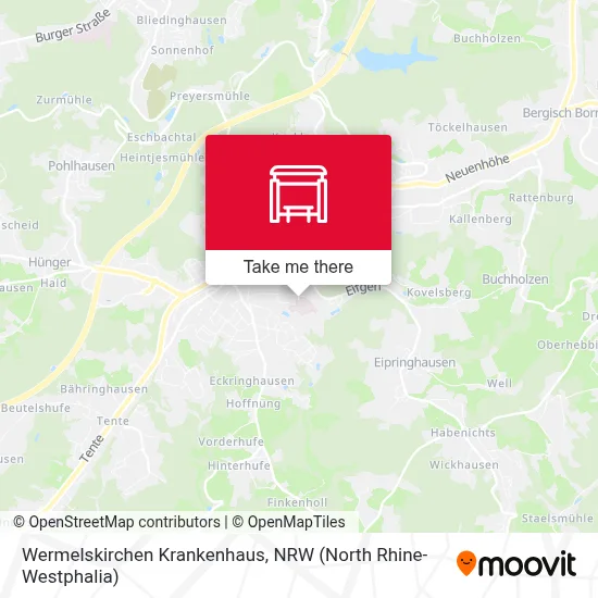 Wermelskirchen Krankenhaus map