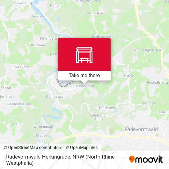 Карта Radevormwald Herkingrade