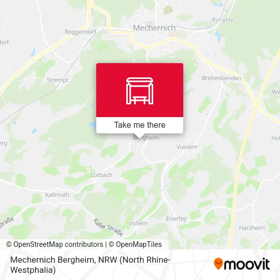 Карта Mechernich Bergheim